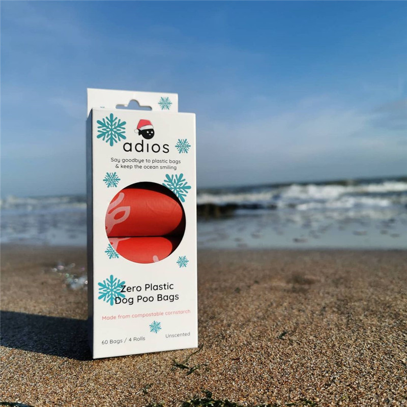 Custom logo printed compostable dog poop bags private label Custom logo printed compostable dog poop bags private label