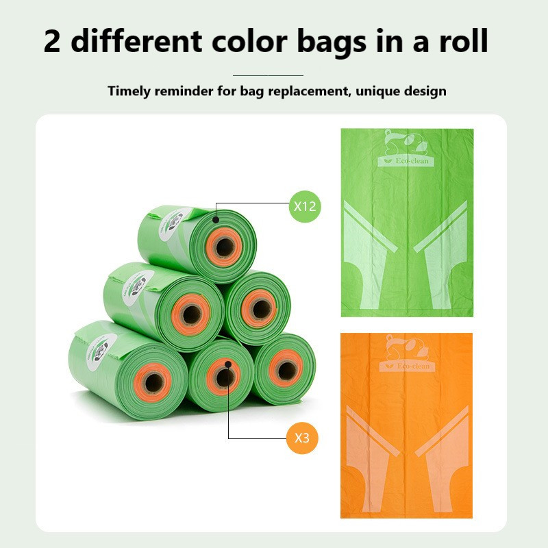 OEM color coded dog poop bags OEM color coded dog poop bags